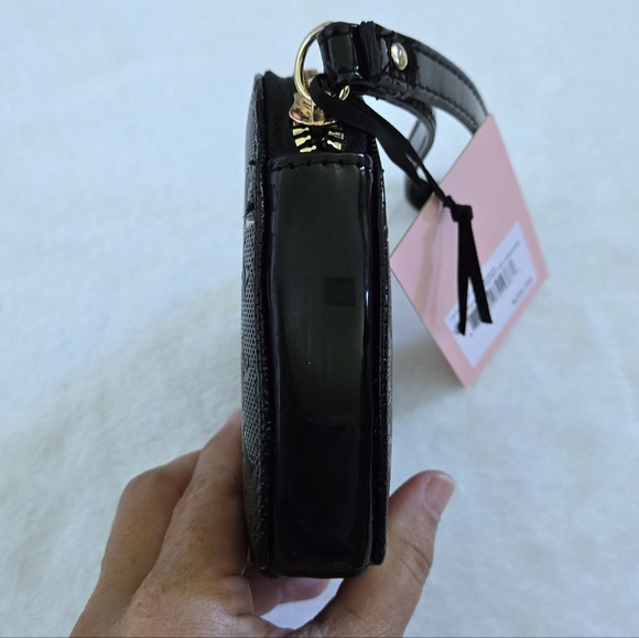 Juicy🍊 Couture "Simply Perfect" Black Heart🖤 Zip Around Coin Purse - NWT - Picture 9 of 16